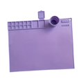 thumbnail image 3 of Tapete de silicona para pintar, tapete para artistas, tapete de dibujo lavable, fácil de limpiar y multiusos Violeta, 3 of 9