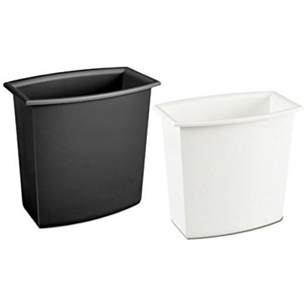 Sterilite Corp 10220012 Rectangular Vanity Wastebasket 2 Gallons Assorted Colors Walmart Com Walmart Com