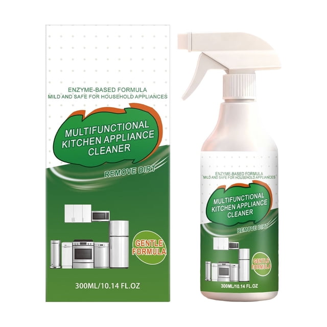 Multifunctional Kitchen Appliance Cleaner Spray Natural Enzyme Stain And Grease Remover For Range Hood Oven Stove And Sink Gentle - Needed 300ml