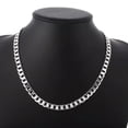 thumbnail image 2 of QQTDFG 925 Sterling Solid Silver Cuban Link Chain Necklace For Men Jewelry 8mm 16-24"-18, 2 of 6