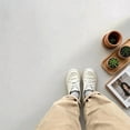 thumbnail image 2 of 10Pcs Pure White Faint Flow Marble Peel and Stick Floor Tiles,12x12 In 10 Sq.Ft,Self-Adhesive Waterproof Vinyl Flooring,Matte Finish for Bedroom,Living Room,Kitchen, 2 of 8