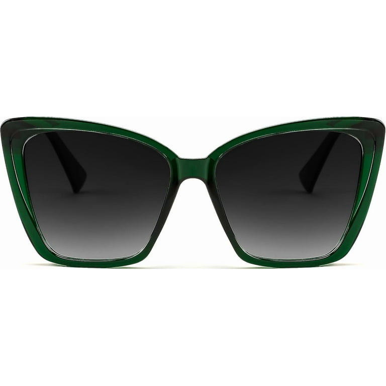 FEISEDY Trendy Polarized Women Sunglasses, Retro Womens Square Cat