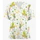 thumbnail image 3 of Camiseta de mujer con estampado de princesas de Disney de alta calidad, cuello en V, uniforme de enfermera fino de dibujos animados, manga corta, tono saludable, 3 of 4