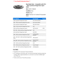 thumbnail image 2 of Rear Brake Rotor - Compatible with 2014 - 2022 Land Rover Range Rover Sport VIN E 2015 2016 2017 2018 2019 2020 2021, 2 of 2
