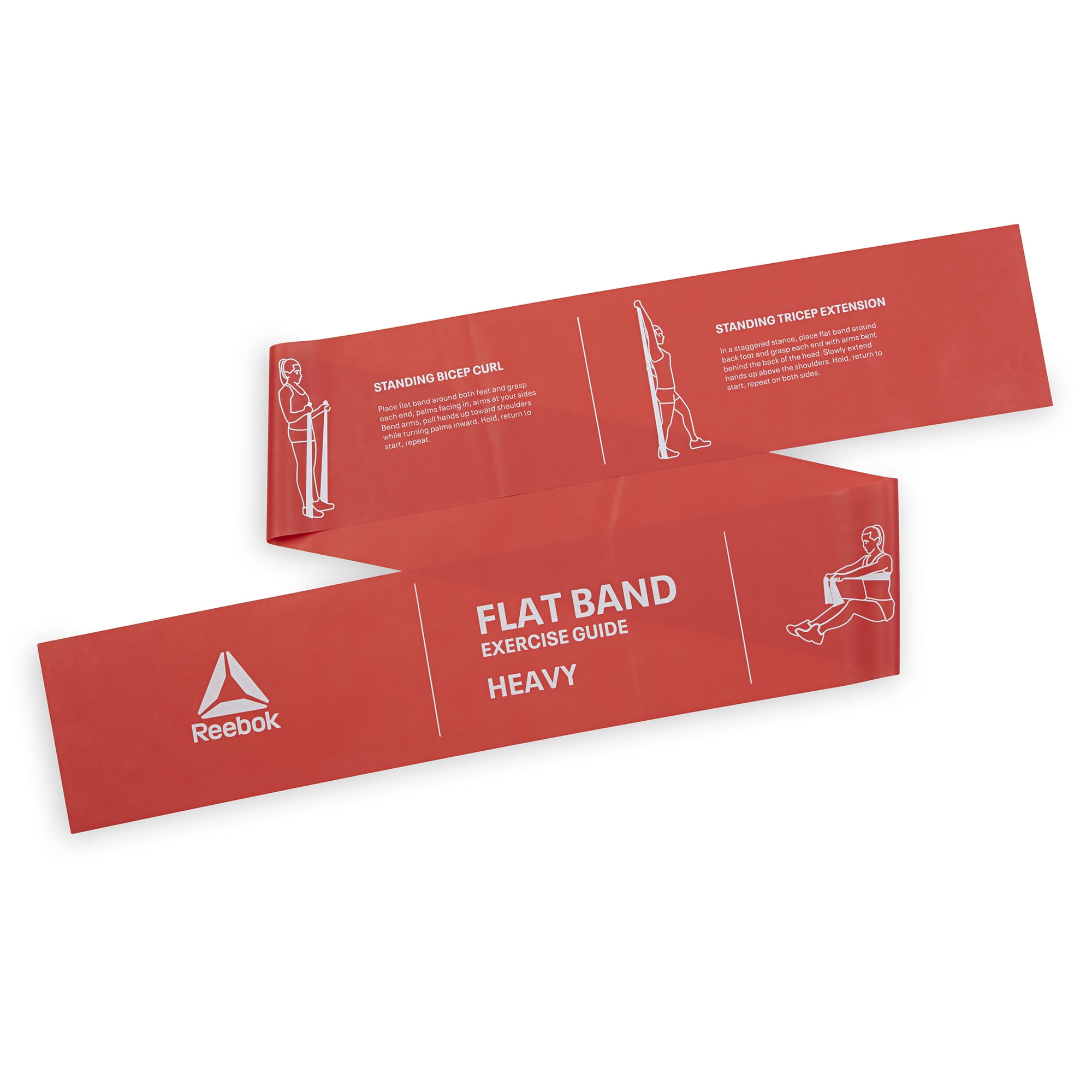Reebok Delta Flat Band 3 Pack, Light, Medium and Heavy