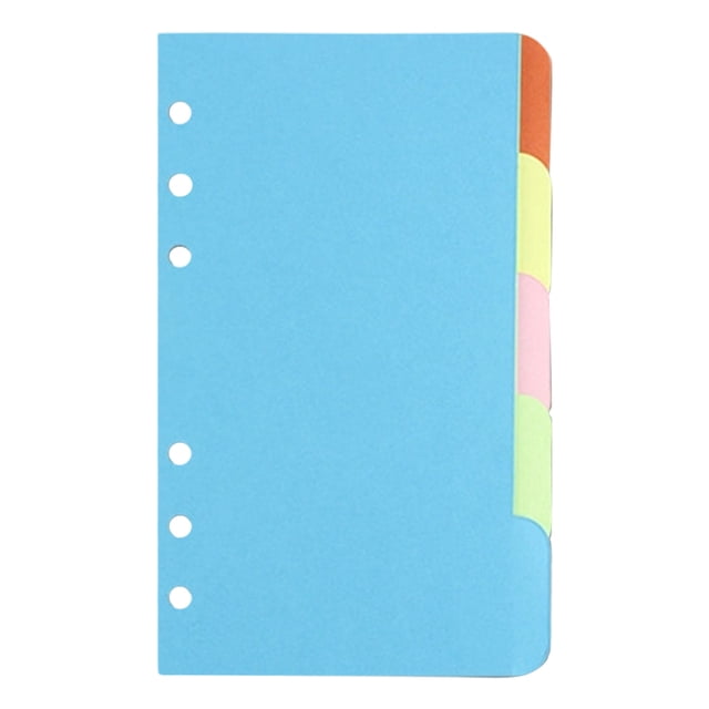 zhangmingg Europrotokoll Multicolor Cardboard Index Dividers for DIN A4 with 6 Color Gradient