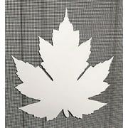 DCentral Maple Leaf Flexible Screen Magnet Double-Sided. Bright White-Easier to See Day & Night. Decorative. Helps to Stop Walking into Screens, Covers Small Tears in Screens Size 5" x 5.5"
