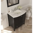 thumbnail image 4 of Estella 32 - Espresso Cabinet + White Carrera Counter, 4 of 6