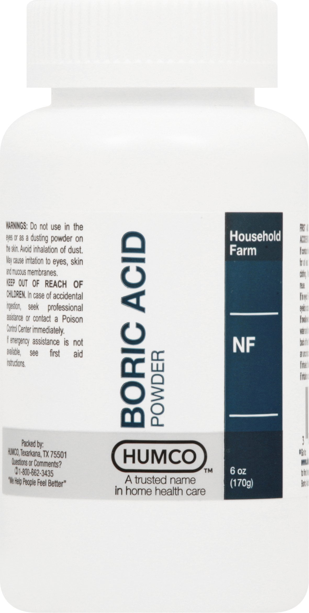 Humco Boric Acid Powder NF - 6 oz