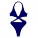 thumbnail image 5 of Traje de baño monokini de una pieza con corte alto y cintura alta para mujer, 5 of 8