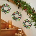 thumbnail image 3 of AZXY Christmas Wreaths, 11.8 IN Christmas Wreaths for Front Door, Christmas Door Wreaths, Christmas Outdoor Wreaths, Christmas Decorations Wreaths for Christmas, 3 of 6