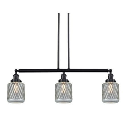 

Innovations 213-OB-S-G262 Stanton 3 Light Island Light part of the Franklin Restoration Collection Oil Rubbed Bronze