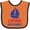 Orange and Black, variant on Inktastic Captain Adorable, Sailing Boat, Sailor, Sailing Boys Baby Bib