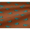 thumbnail image 5 of oneOone Viscose Jersey Fabric Branch & Bird Block Printed Craft Fabric BTY 60 Inch Wide, 5 of 5