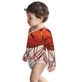 thumbnail image 3 of Xecao Basketball Shot Print Baby unisex-baby Cotton Long-sleeve Bodysuits-12 Months, 3 of 6