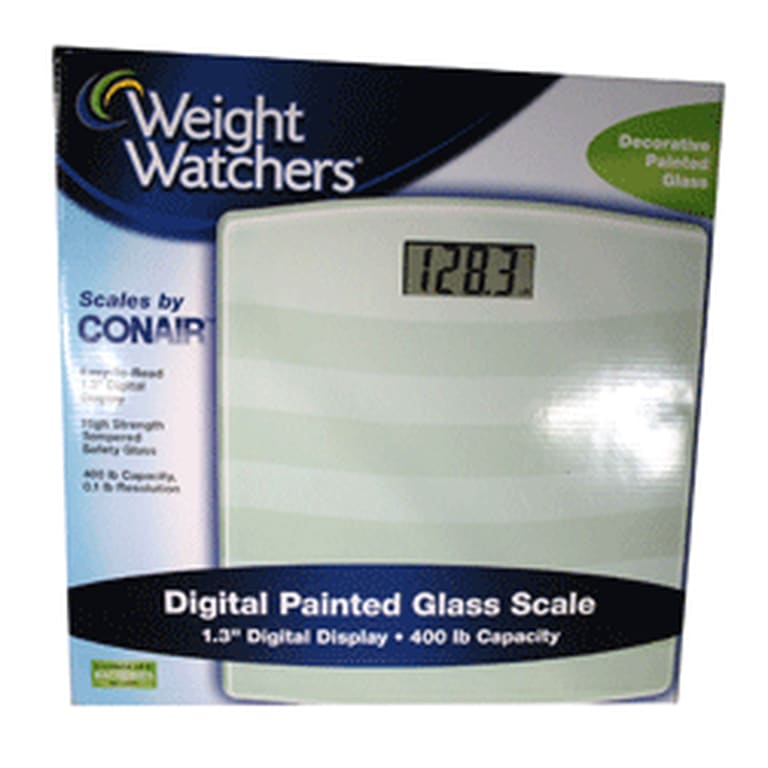 CONAIR WW24WN Weight Watchers Digital Painted Glass Scale, Painted