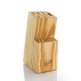 thumbnail image 6 of Gibson Home Westover 13 Piece Stainless Steel Cutlery Set in Black with Wood Storage Block, 6 of 8