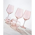 thumbnail image 2 of Godinger Wine Glasses, Red Wine Glasses Set, Crystal Wine Glass Cups, Drinking Glasses, Set of 4, Coral, 19.5oz - Made in Europe, 2 of 4