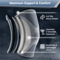 thumbnail image 3 of Rodillera DR. BRACE ELITE con estabilizador de tamaño (paquete de 2). Rodillera para mujeres y hombres, ideal para entrenamiento, deportes y uso diario. Manga de compresión para máxima sujeción del do, 3 of 5