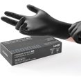 thumbnail image 1 of LANON Food Safe Disposable Black Nitrile Gloves, Latex-Free, Powder-Free, Silicone-Free, Textured Fingertips, Cooking, Large, 1 of 1
