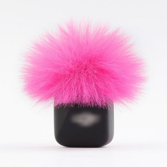 shiyou-Windscreen for DJI MIC MINI (2024) Wireless Microphone Hot Pink Furry Wind Muff Deadcat Cover (Not for Dji Mic 1 and 2)