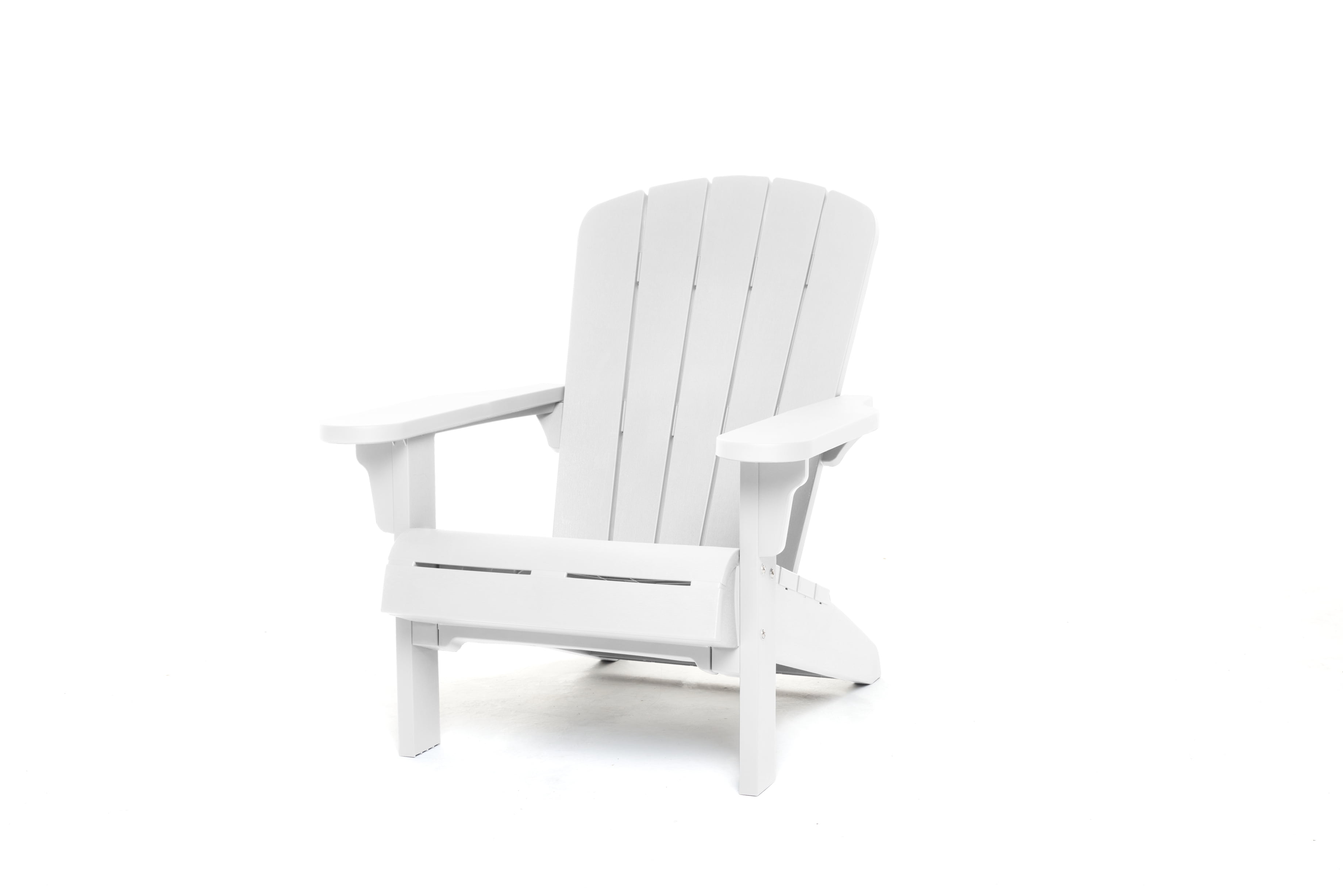 Keter Adirondack Chair Resin Outdoor Furniture White Walmart Com Walmart Com