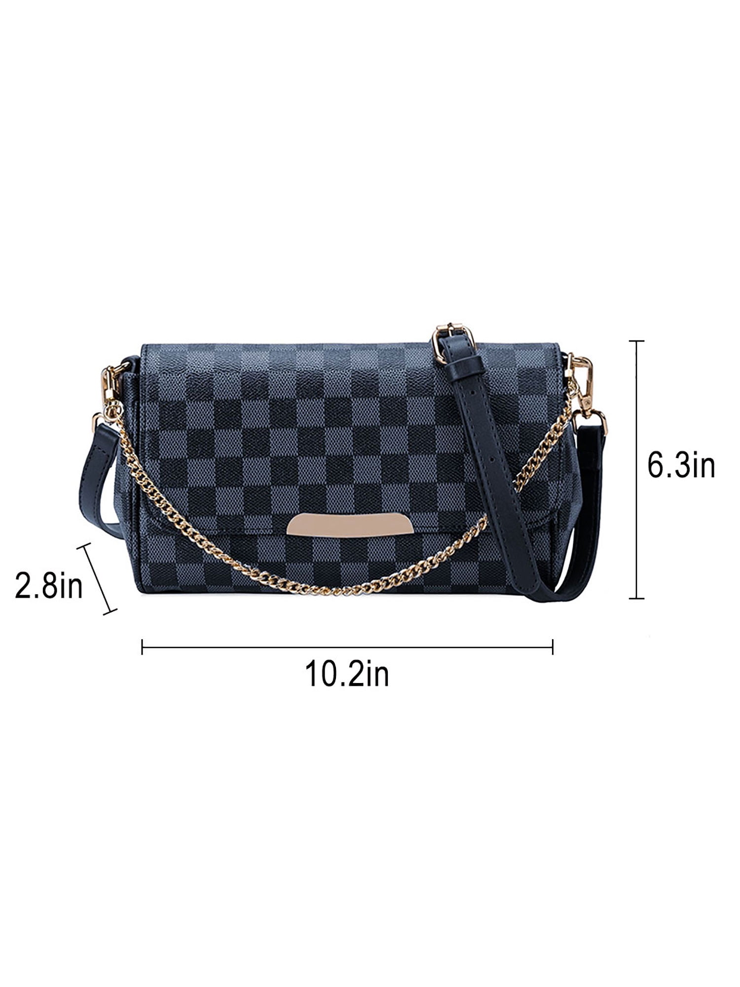 Sexy Dance Womens Checkered Tote Shoulder Bag,PU Vegan Leather Crossbody  Bags,Fashion Satchel Bags,Big Capacity Handbag With Coin Purse including 3  Size Bag 6 in 1 Set,Green Print 