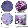 thumbnail image 3 of Designart "Reverie In The Lilac Bouquet Vase" Lilacs Floater Framed Wall Art Living Room, 3 of 5