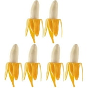 6 Pcs Simulated Peeled Banana Kidtraxtoys Kids Playset Funny Gifts Child