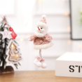 thumbnail image 4 of Visland Creative Hanging Decor Exquisite Fabric Snowman Shape Doll Pendant for Home, 4 of 8