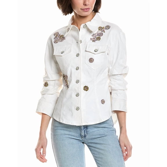 Cinq à Sept womens Ivy Canyon Jacket, 8, White