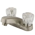 thumbnail image 1 of Kingston Brass KB168LP 4-Inch Centerset Lavatory Faucet, Brushed Nickel, 1 of 1