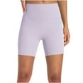 thumbnail image 1 of KIHOUT Women's High Waist Workout Shorts Butt Lifting Tummy Control Ruched Booty Running Yoga Shorts, 1 of 1