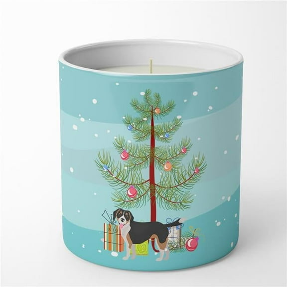 Carolines Treasures CK3803CDL 3.75 x 3.25 in. Unisex Beaglier No.2 Christmas Tree 10 oz Decorative Soy Candle