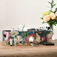 thumbnail image 6 of 2 Pack Living Room Bed Room Felt Storage Baskets Boxes Foldable Organizer With Handles Rich Palette Floral highly Detailed Floral, 6 of 6