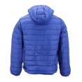 thumbnail image 2 of Maximos Men’s Slim Fit Lightweight Zip Insulated Packable Puffer Hooded Jacket (Royal Blue, L), 2 of 3