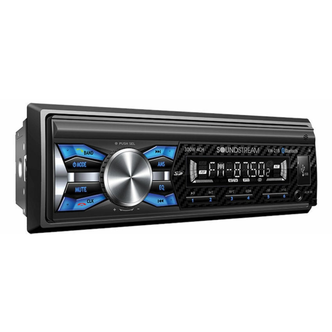 NAKAMICHI NQ711B Single-DIN Bluetooth USB AUX Audio Car Stereo