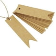 thumbnail image 2 of 500 PCS Rectangular Shape Kraft Paper Bonbonniere Wedding Favor Tags Blank Hang Tag with Free Natural Jute Twine, 2 of 3