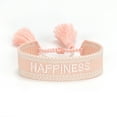 thumbnail image 1 of keepw Woven Friendship Bracelets With Manual Edge Locking Embroidered Character Bracelet Popular Hand Rope Light-happiness, 1 of 6
