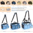 thumbnail image 5 of FifthStart Multi Use Cleaning Caddy with Waist & Shoulder Strap, Blue, X-Large, 15” x 10” x 10”, 5 of 9
