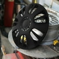 thumbnail image 4 of GOOHOCHY Black Car Hubcap Wheel Rim Cover Sturdy Automotive Hubcaps for Reliable Wheel Protection, 4 of 8