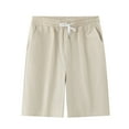 thumbnail image 1 of Gibobby Shorts Cargo pour Hommes Coupe Décontractée Shorts de Course pour Hommes Multi-Poches Taille Élastique Shorts de Randonnée en Coton [Kaki, 3TG], 1 of 8