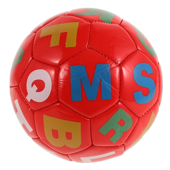 Miangastore Ballons de Soccer pour Tout-Petits pour l'Éveil Ballon de Soccer Gonflable Jouet de Soccer pour Bébé avec Alphabet Petit Ballon de Soccer pour Tout-Petits Ballon de Soccer Souple pour Jeu Intérieur