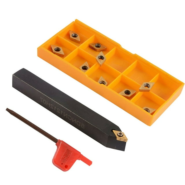 SDNCN1212H07 Support d'Outils de Tour Externe + Inserts en Carbure DCMT070204 735