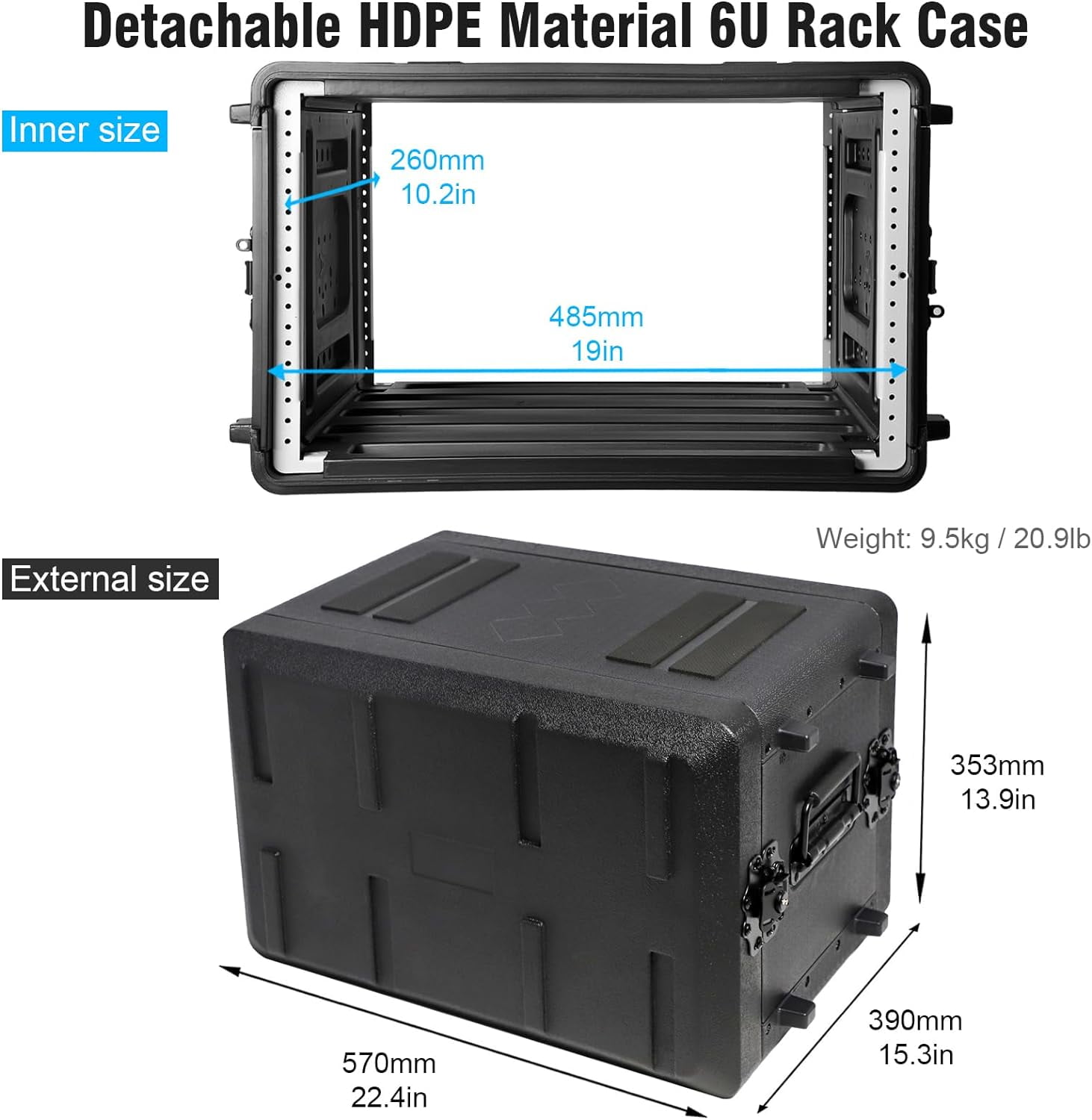 Walmart Black Friday Deals 2025 - 6U Rack Case Standard 17