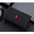 thumbnail image 2 of Funda de cuero para gafas de coche universal con cierre magnético, caja de gafas con clip automático Negro Baoblaze soporte para gafas de sol para coche, 2 of 8