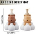 thumbnail image 3 of BNNG Cute Soap Dispenser for Kids Gift,Fun Dispenser for Bathroom Kitchen Countertop Vanity fit Lotion Shampoo Shower Hand Sanitizer,Animal Bear Themed Soap Bottle with Pump Bath Accessories, 3 of 4
