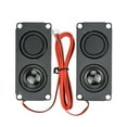 thumbnail image 1 of 2Pcs Compact Square Speakers Sound System 45100 Speaker Ideal for Home Audio & Portable Use, 1 of 5