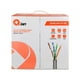 thumbnail image 4 of Bobina de cable Qian QHR-CAT5E-10 UTP CCA Caja con 100m Color gris, 4 of 5