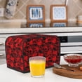 thumbnail image 6 of Picia Red Skulls 3 Print 2 Slice Toaster Cover , Toaster Protector Dustproof Kitchen Appliance Cover, Kitchen Appliance Dustproof Protector, 6 of 7